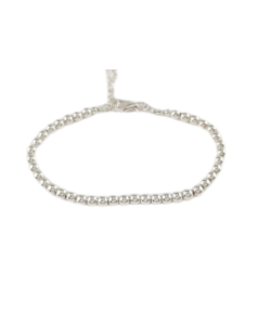 Pulsera de bolas plata