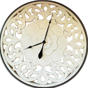 Reloj de pared flor