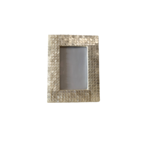 Portafotos botón nácar