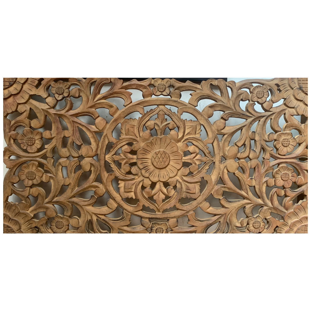 Cuadro tallado color roble