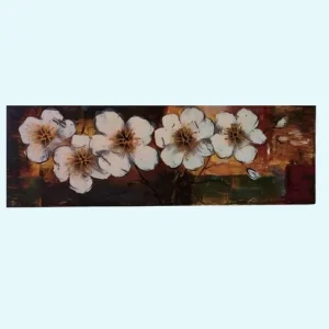 Cuadro pintado flor